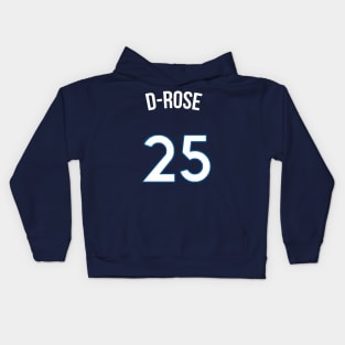 Derrick Rose 'D Rose' Nickname Jersey - Minnesota Timberwolves Kids Hoodie